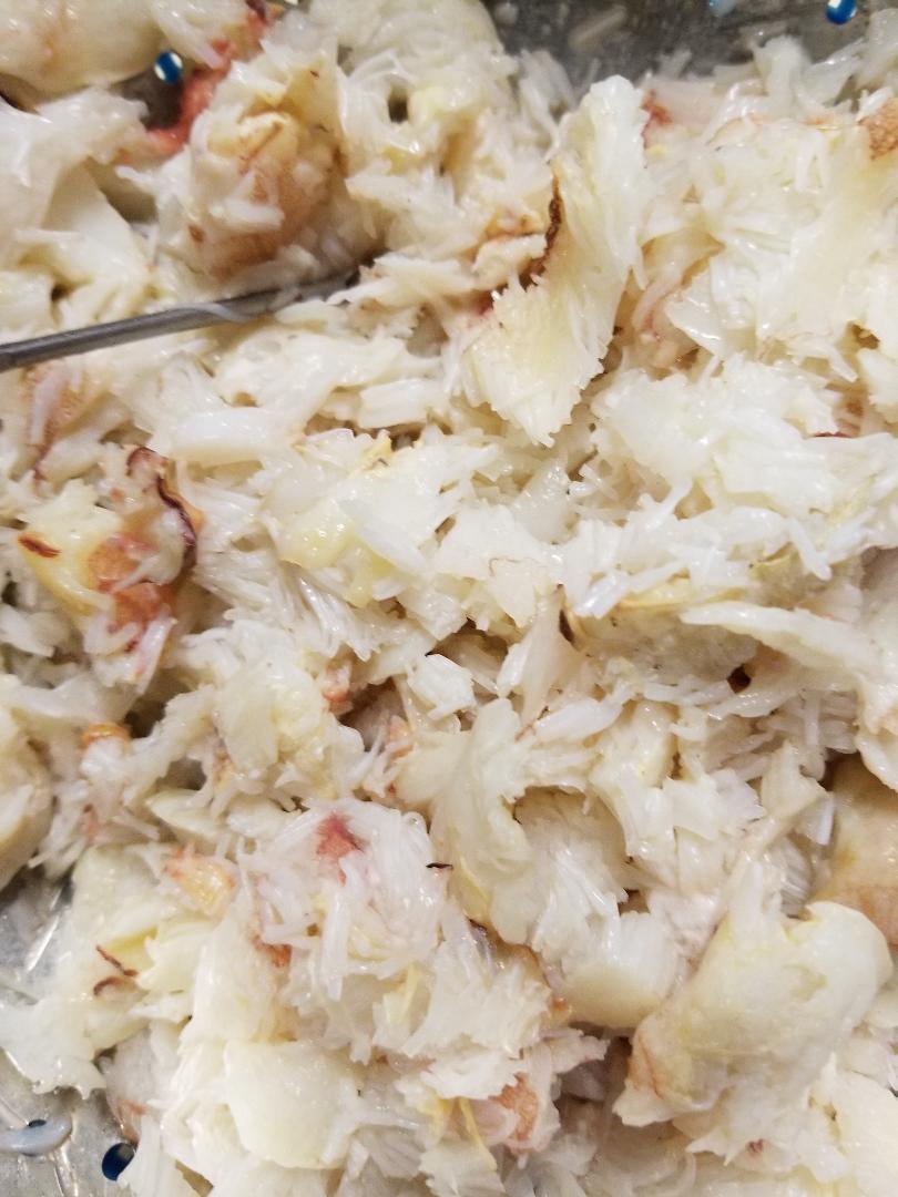 1 Pkg frozen Crabmeat 1/2# ea.   shipping included