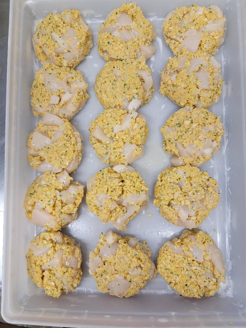 1 Pkg Frozen Fish Cakes , 2 per pkg. 